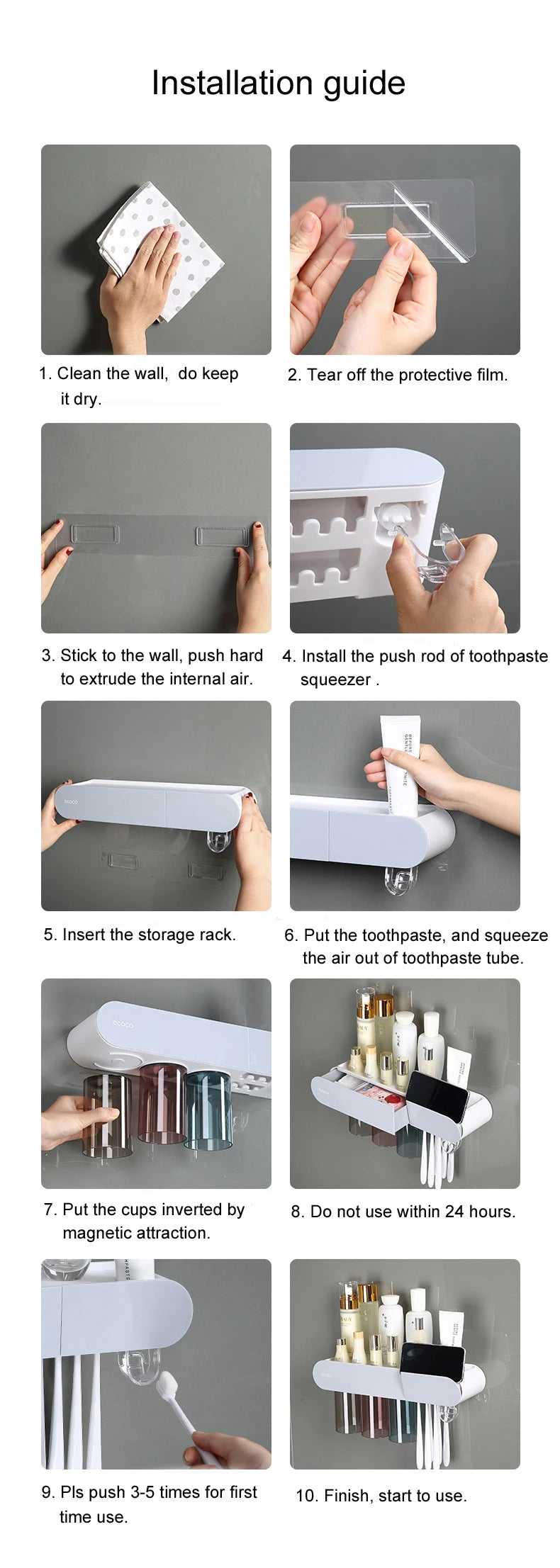 ToothTidy Wall Rack