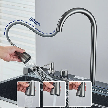 Stainless Steel Sink and Faucet