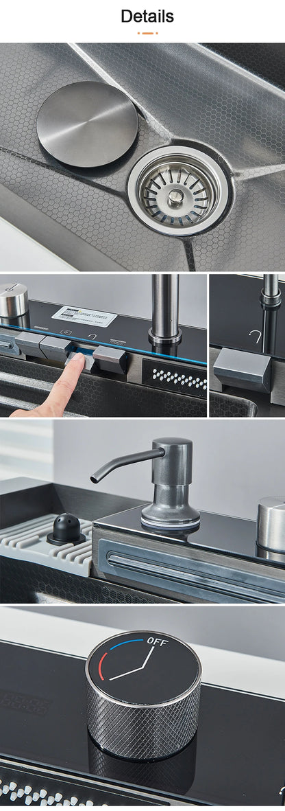 Stainless Steel Sink and Faucet