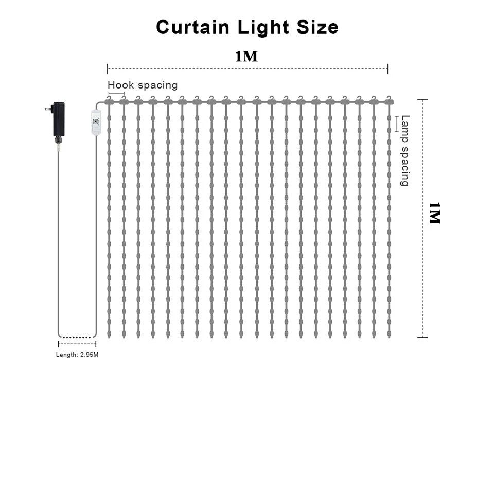 LumiDrop- Smart Curtain Led Lights