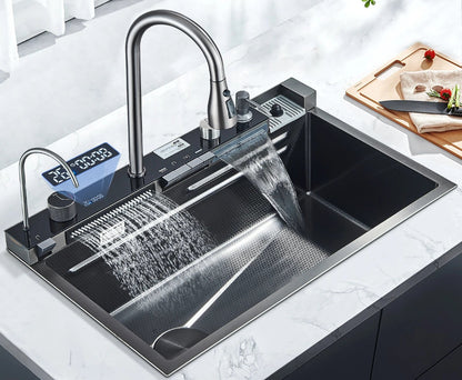 Stainless Steel Sink and Faucet