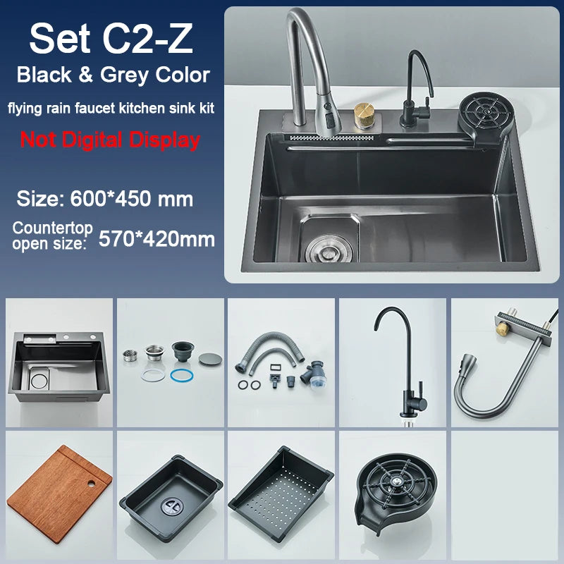 Stainless Steel Sink and Faucet