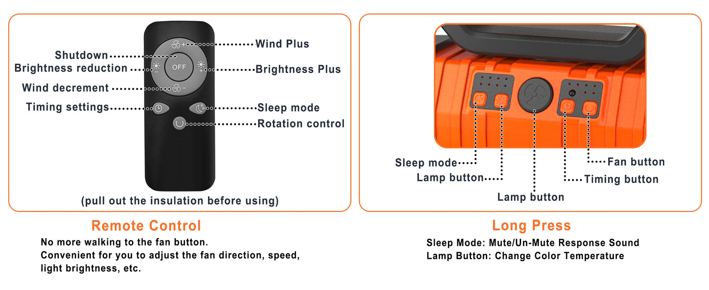 CampCool Max Rechargeable Camping Fan