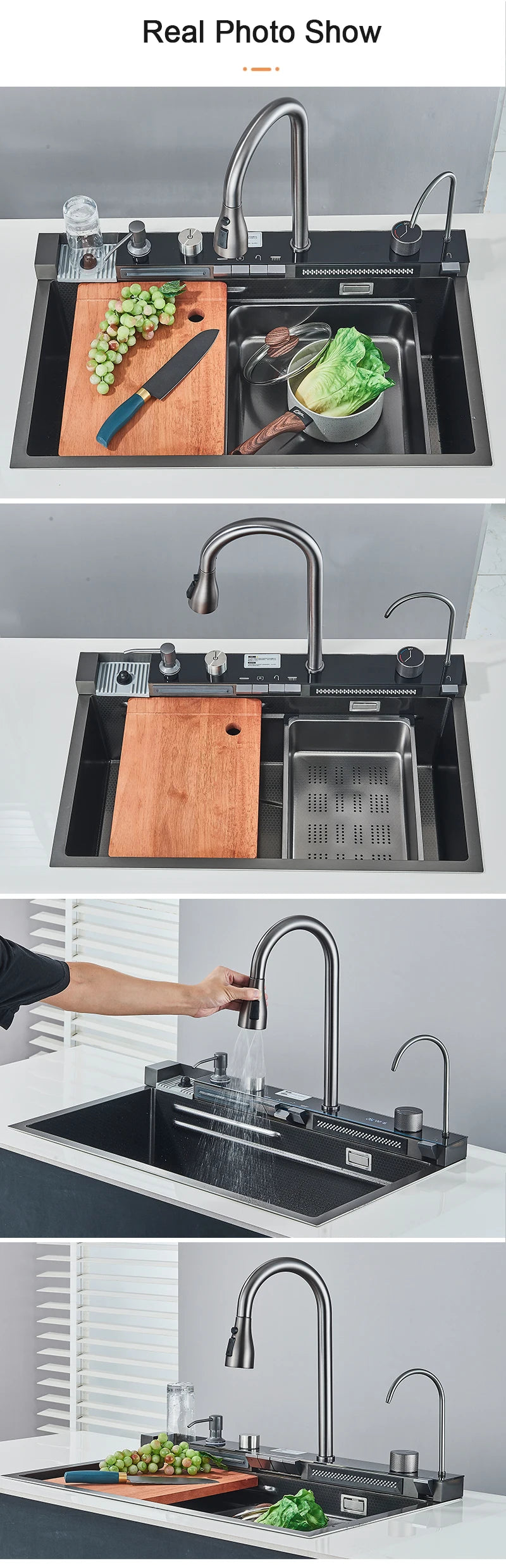 Stainless Steel Sink and Faucet