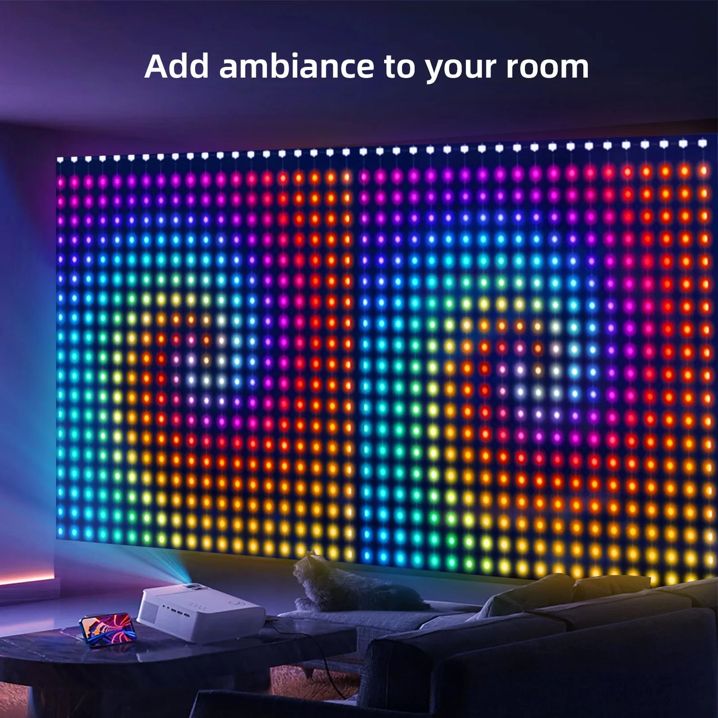 LumiDrop- Smart Curtain Led Lights