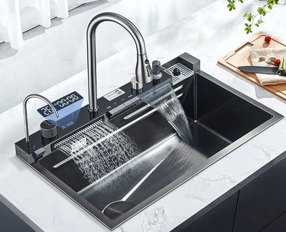 Stainless Steel Sink and Faucet