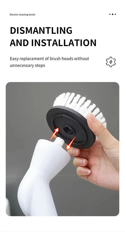 TurboScrub Max- Electric Cleaning Brush Scrubber, Rechargeable