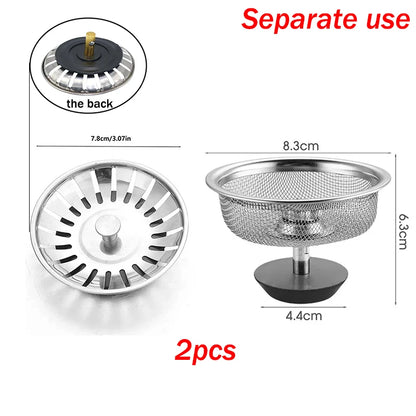 DrainGuard Kitchen Sink Stainless Steel Filter