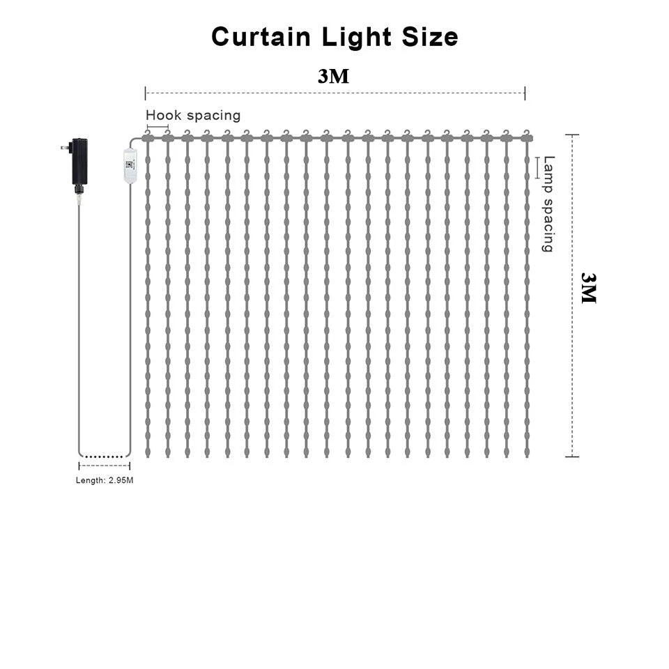 LumiDrop- Smart Curtain Led Lights