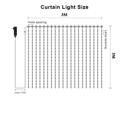 LumiDrop- Smart Curtain Led Lights