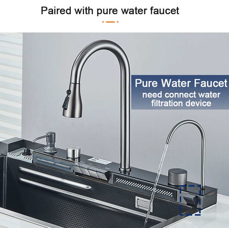 Stainless Steel Sink and Faucet