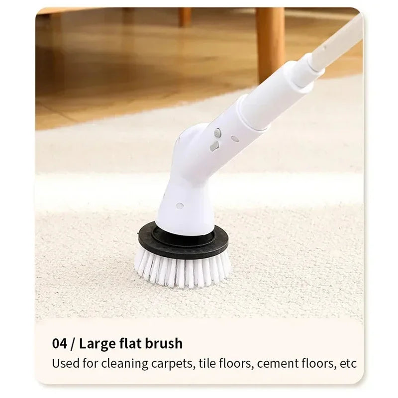 TurboScrub Max- Electric Cleaning Brush Scrubber, Rechargeable