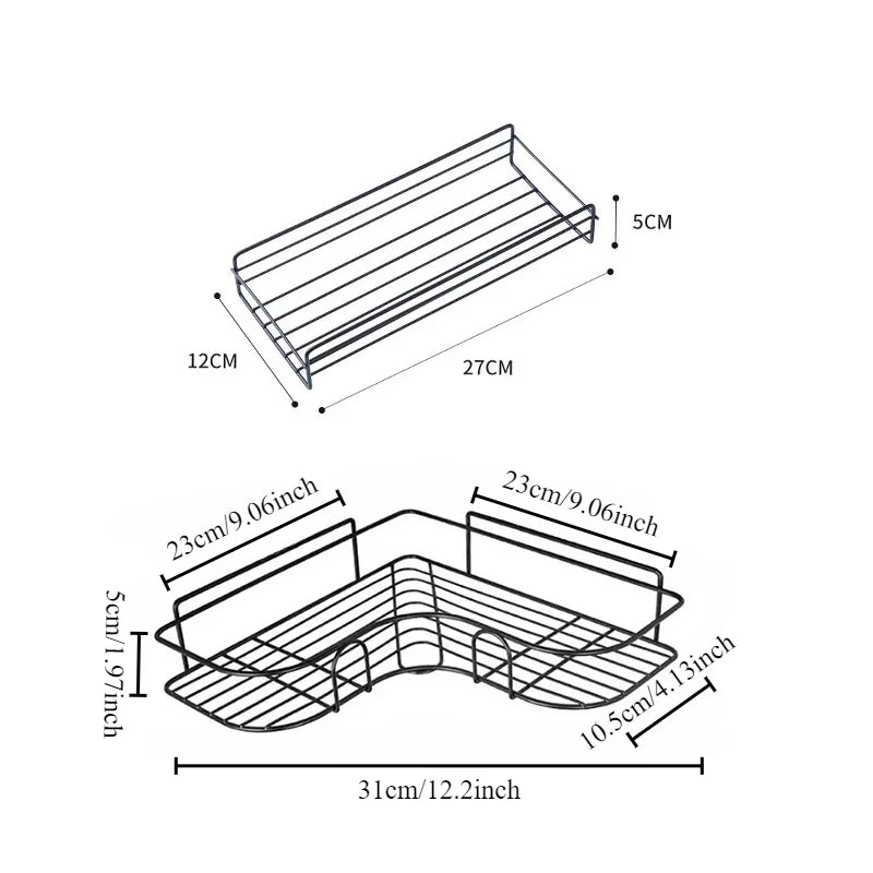 CompactCorner- Bathroom Organizer