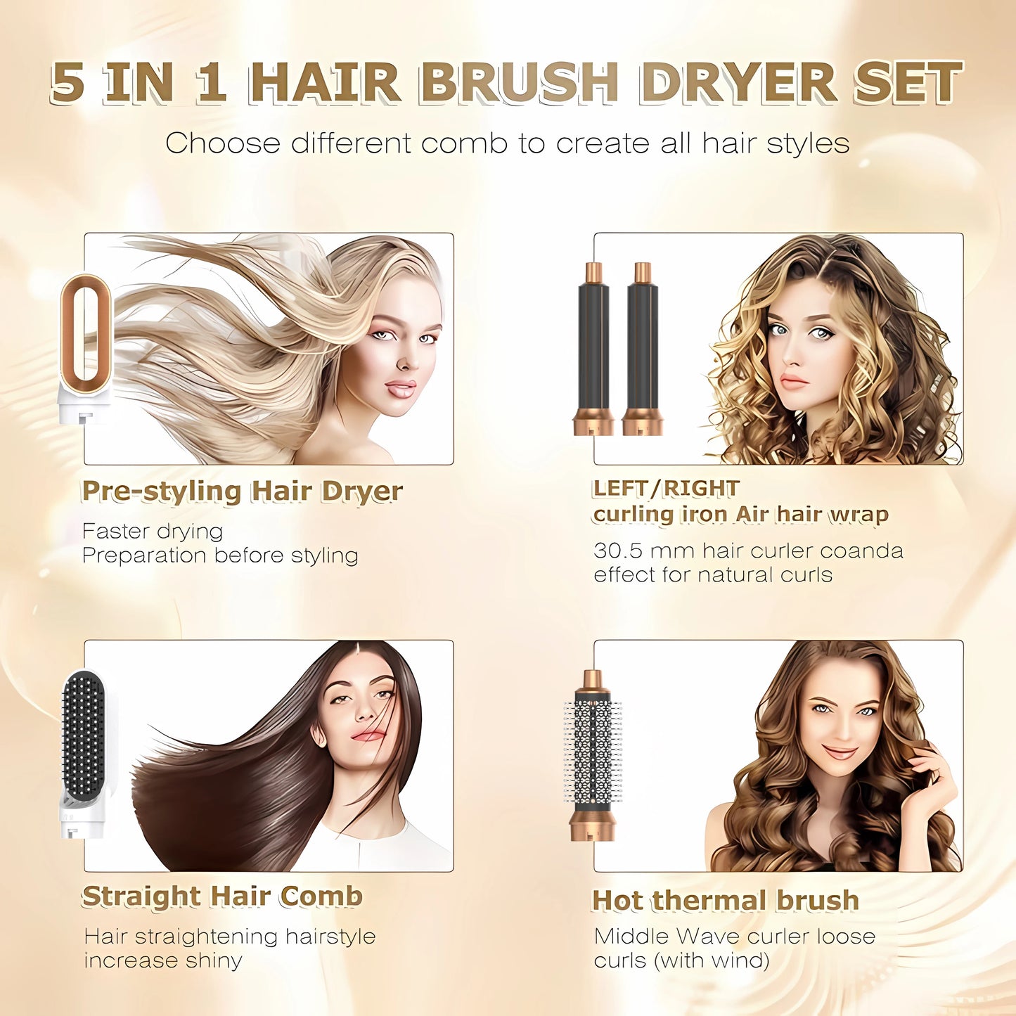 StyleFusion 5-in-1 Hair Tool